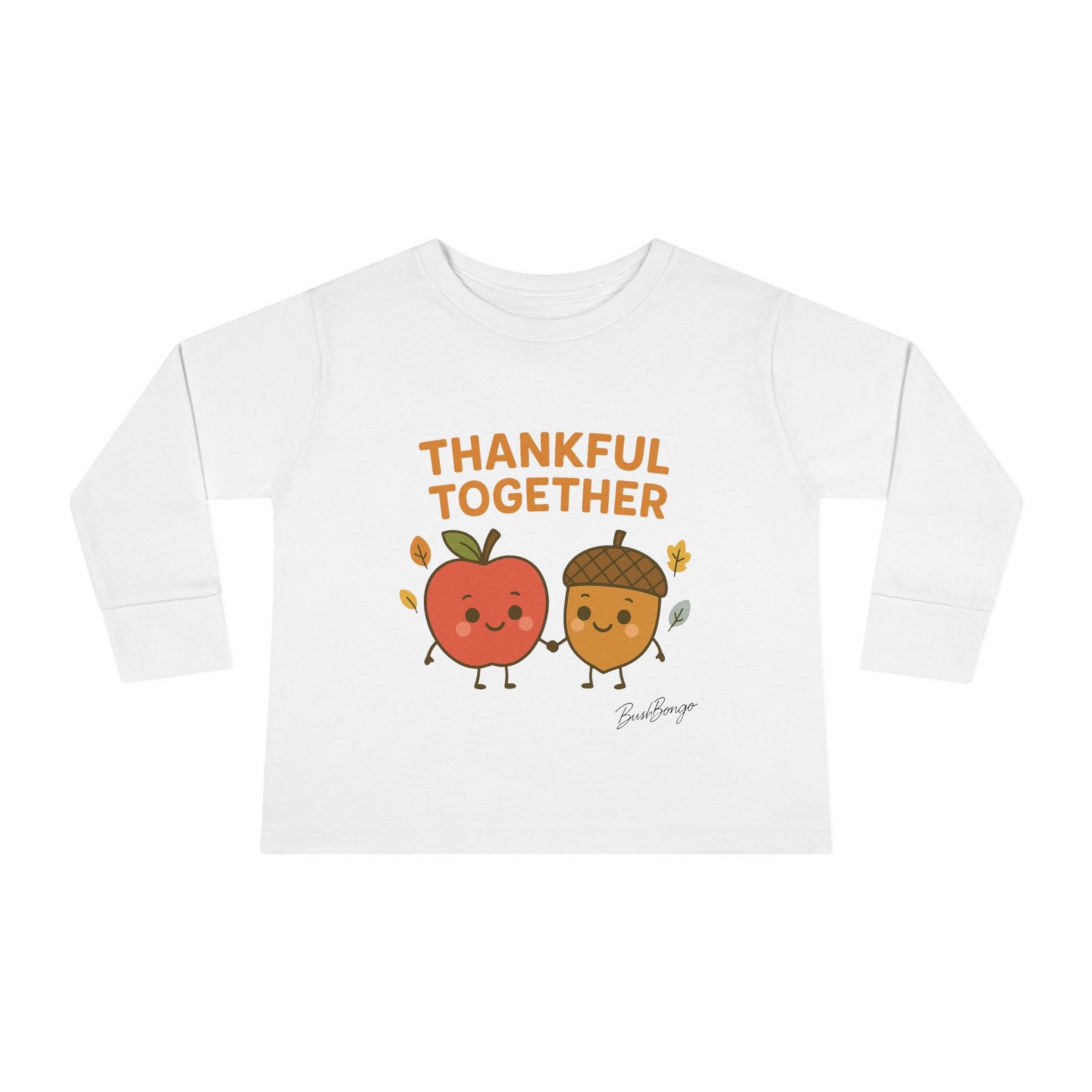 Thankful Together Thanksgiving Toddler Tee - Image 1