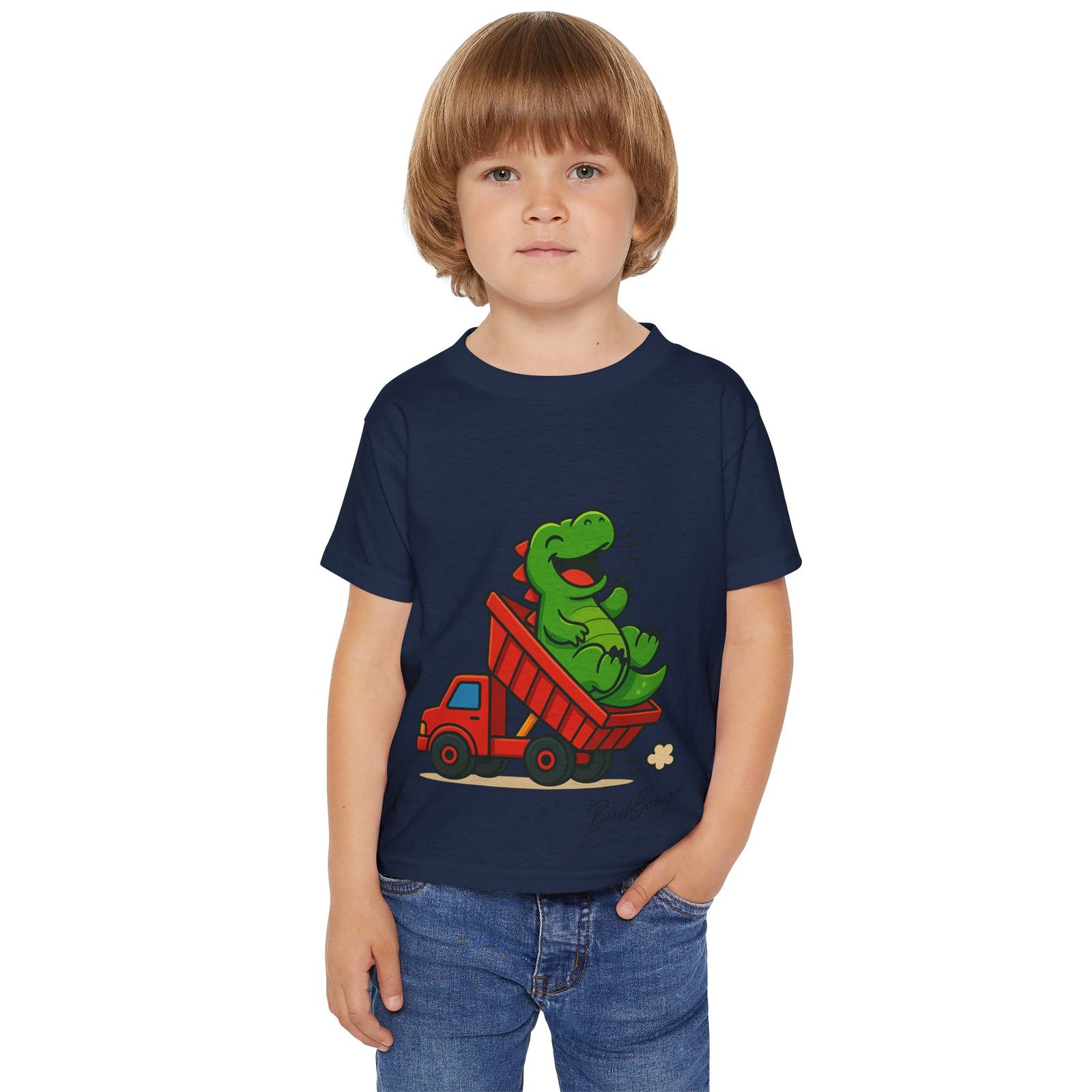 Dino Dump Truck Toddler Tee - Image 19