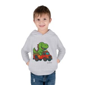 Dinosaur Toddler Fleece Pullover Hoodie - Image 7