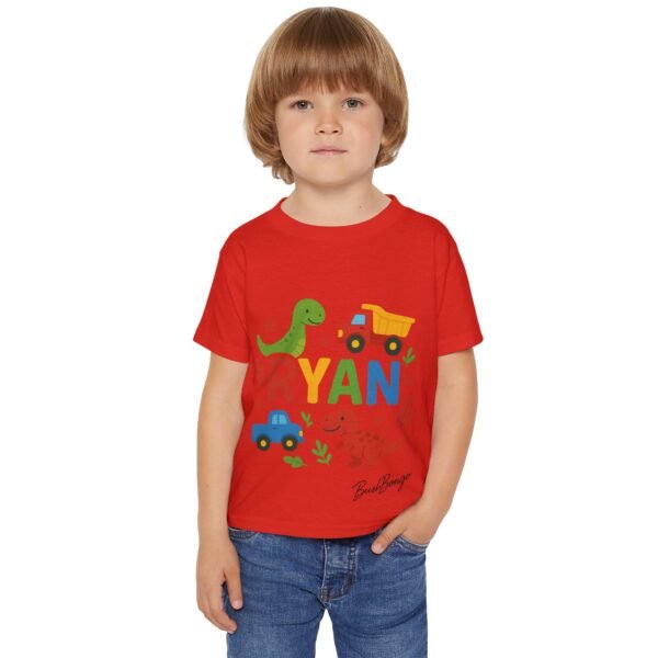 Custom funny Dino Truck Toddler Tee