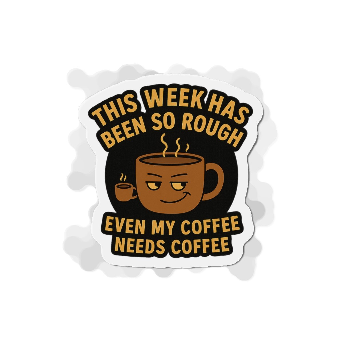 Humorous Coffee Theme Decals - Image 7