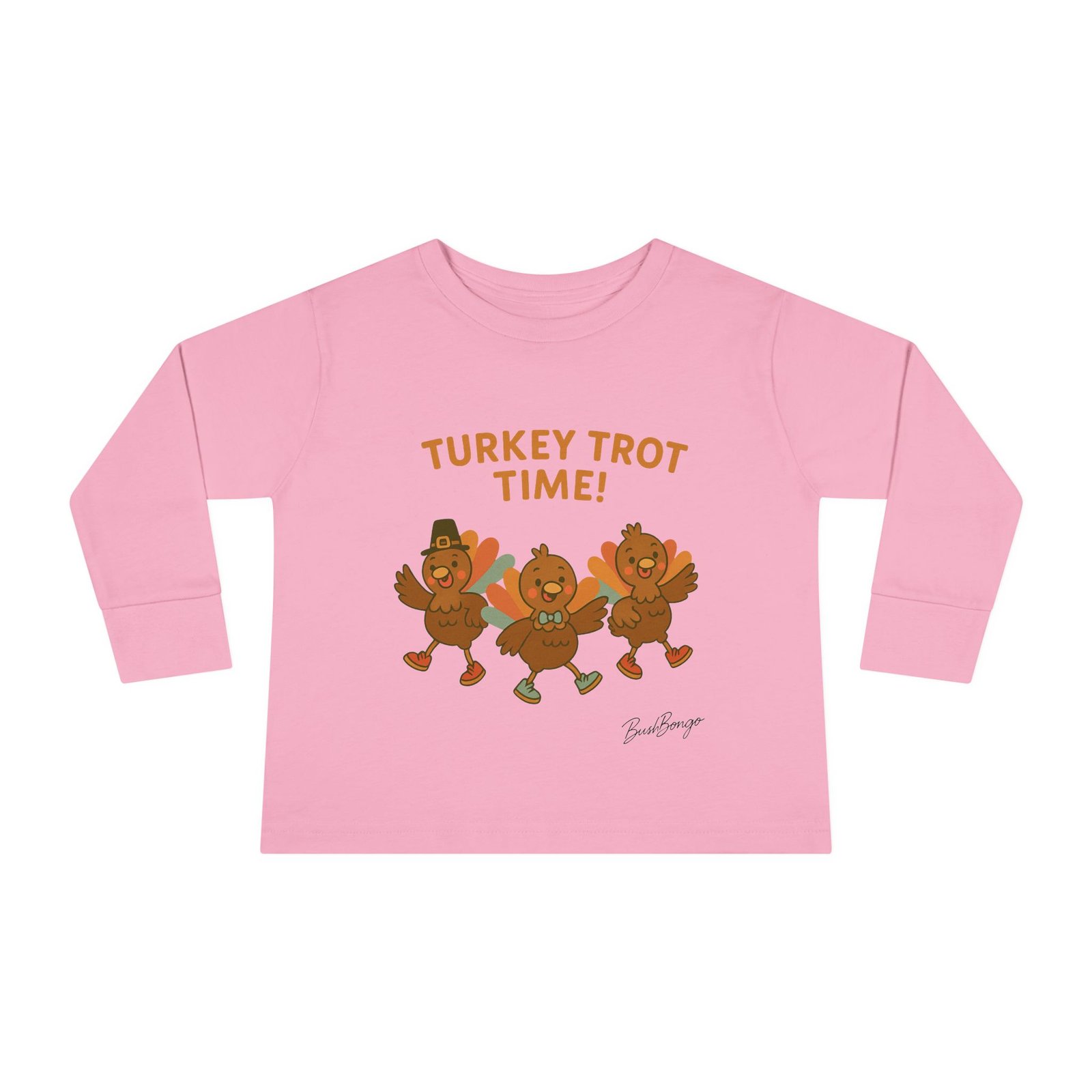 Thanksgiving Turkey Dance Toddler Tee - Image 25