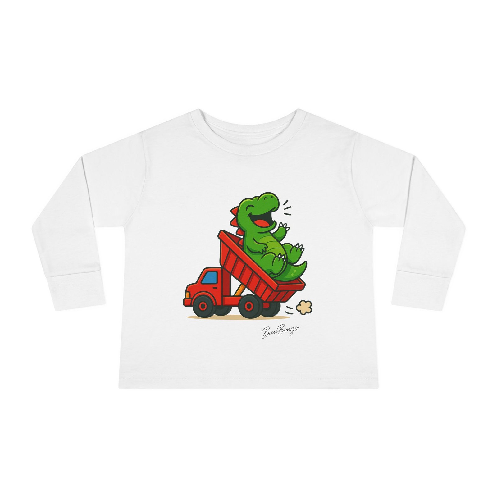 Dino Dump truck Toddler Tee - Image 1