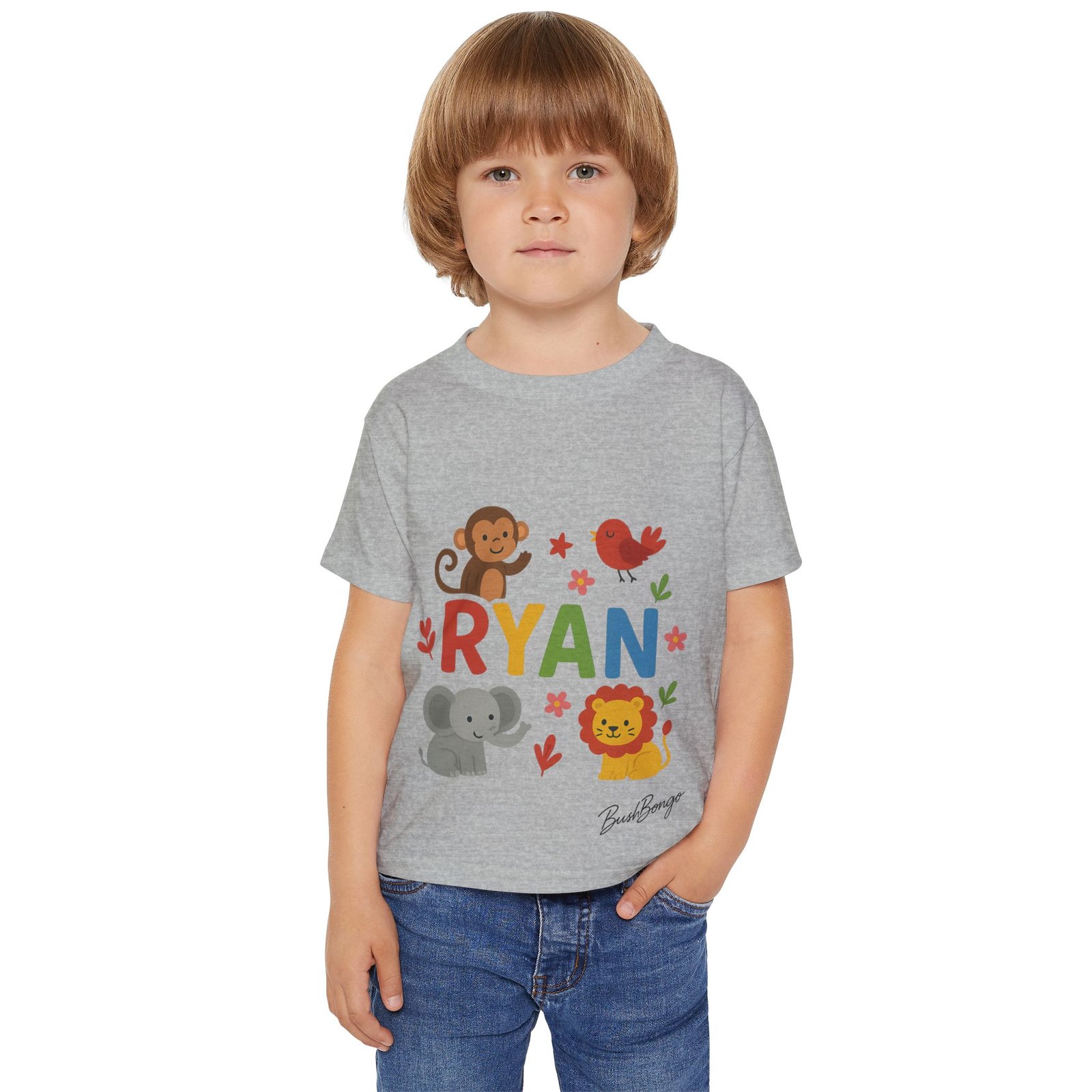 Jungle Characters Custom Toddler Tee - Image 7