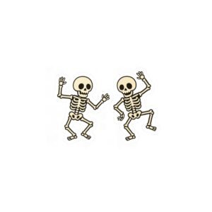 Skeleton Dance Kiss-Cut Vinyl Decals - Image 5