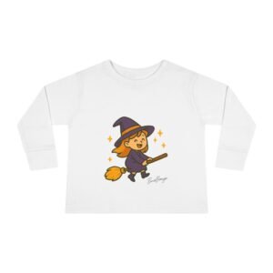 Witch on Broom Toddler Tee