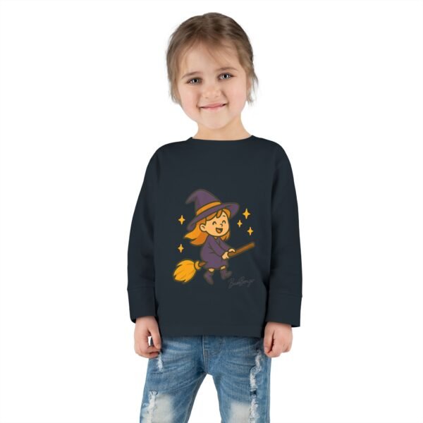 Witch on Broom Toddler Tee