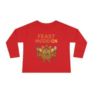 Thanksgiving Feast Mode on Turkey Toddler Tee - Image 29