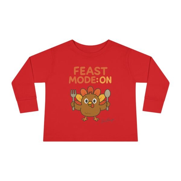Thanksgiving Feast Mode on Turkey Toddler Tee
