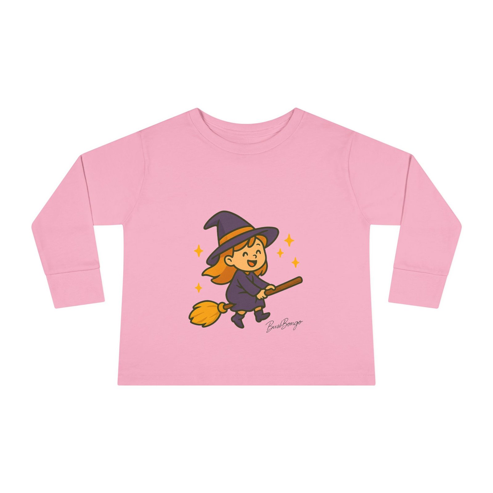 Witch on Broom Toddler Tee - Image 25