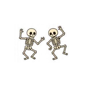 Skeleton Dance Kiss-Cut Vinyl Decals - Image 13