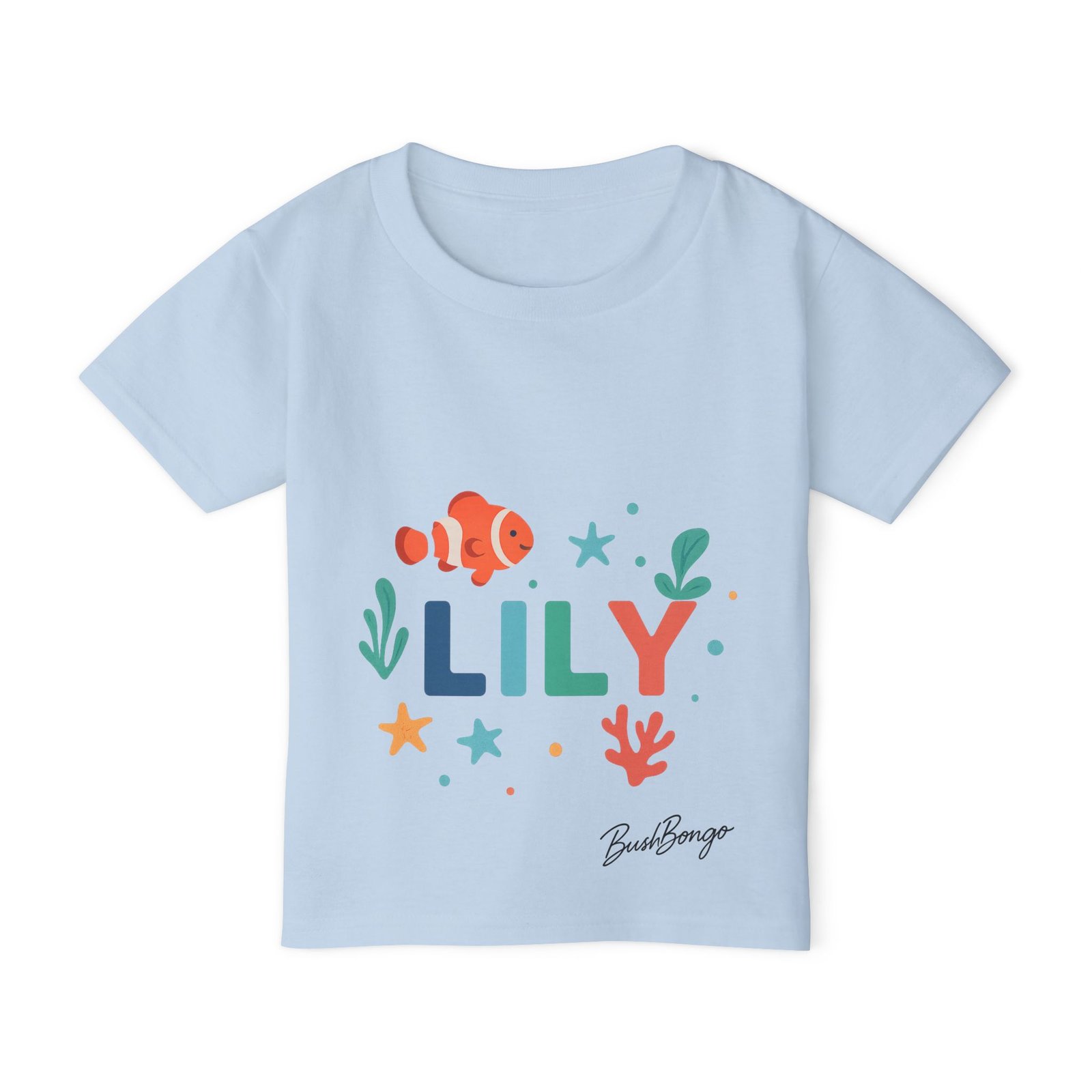 Personalized Ocean Characters Custom Toddler Tee - Image 9