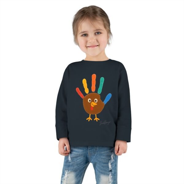 Thanksgiving Toddler Colorful Handprint Toddler Tee