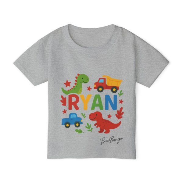 Custom funny Dino Truck Toddler Tee