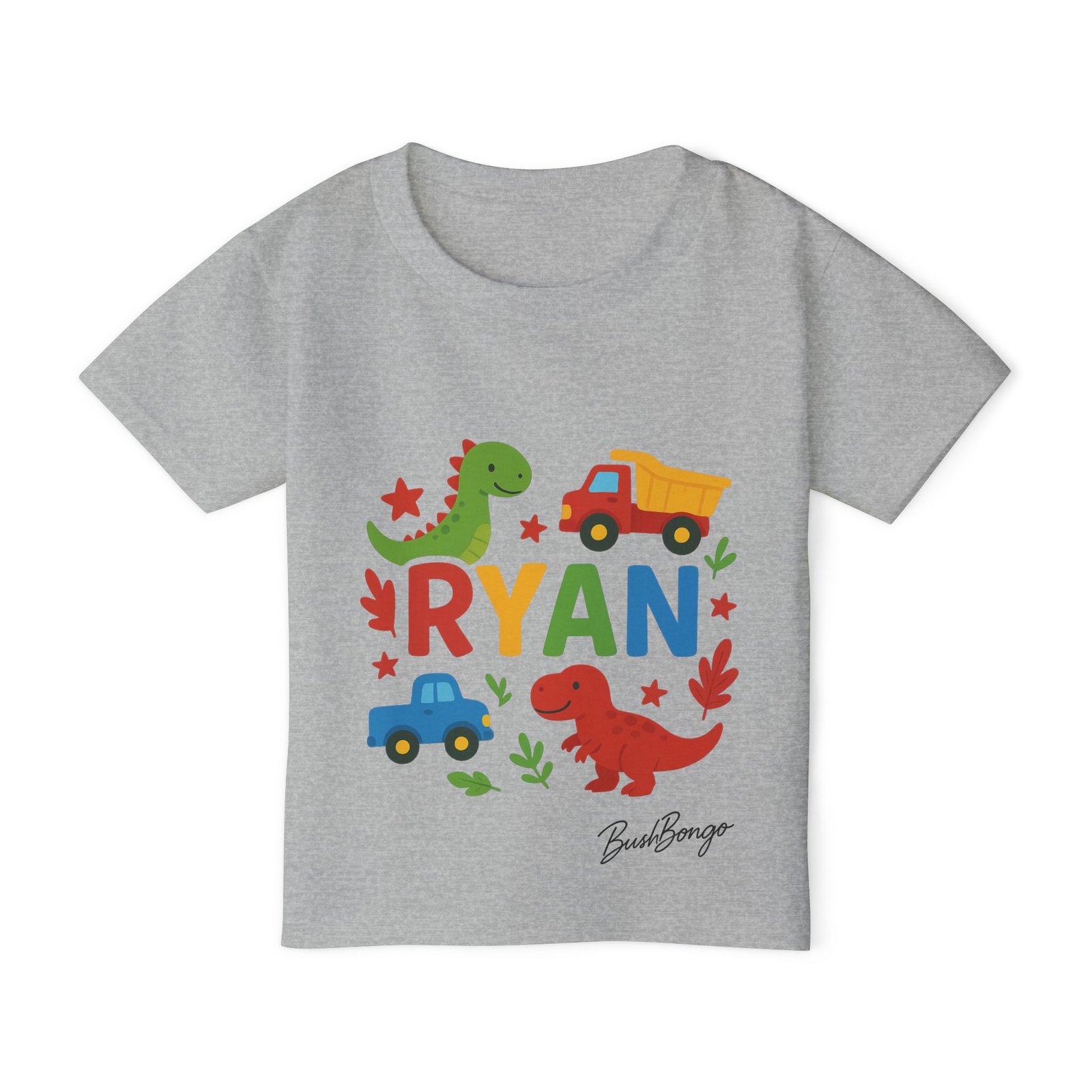Custom funny Dino Truck Toddler Tee - Image 5