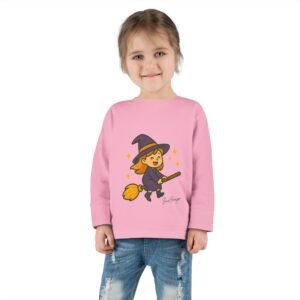 Witch on Broom Toddler Tee - Image 28