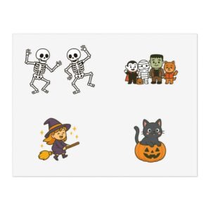 Halloween Sticker Sheets - Spooky Fun - Image 13