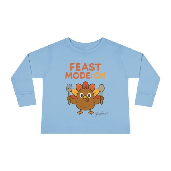 Thanksgiving Feast Mode on Turkey Toddler Tee