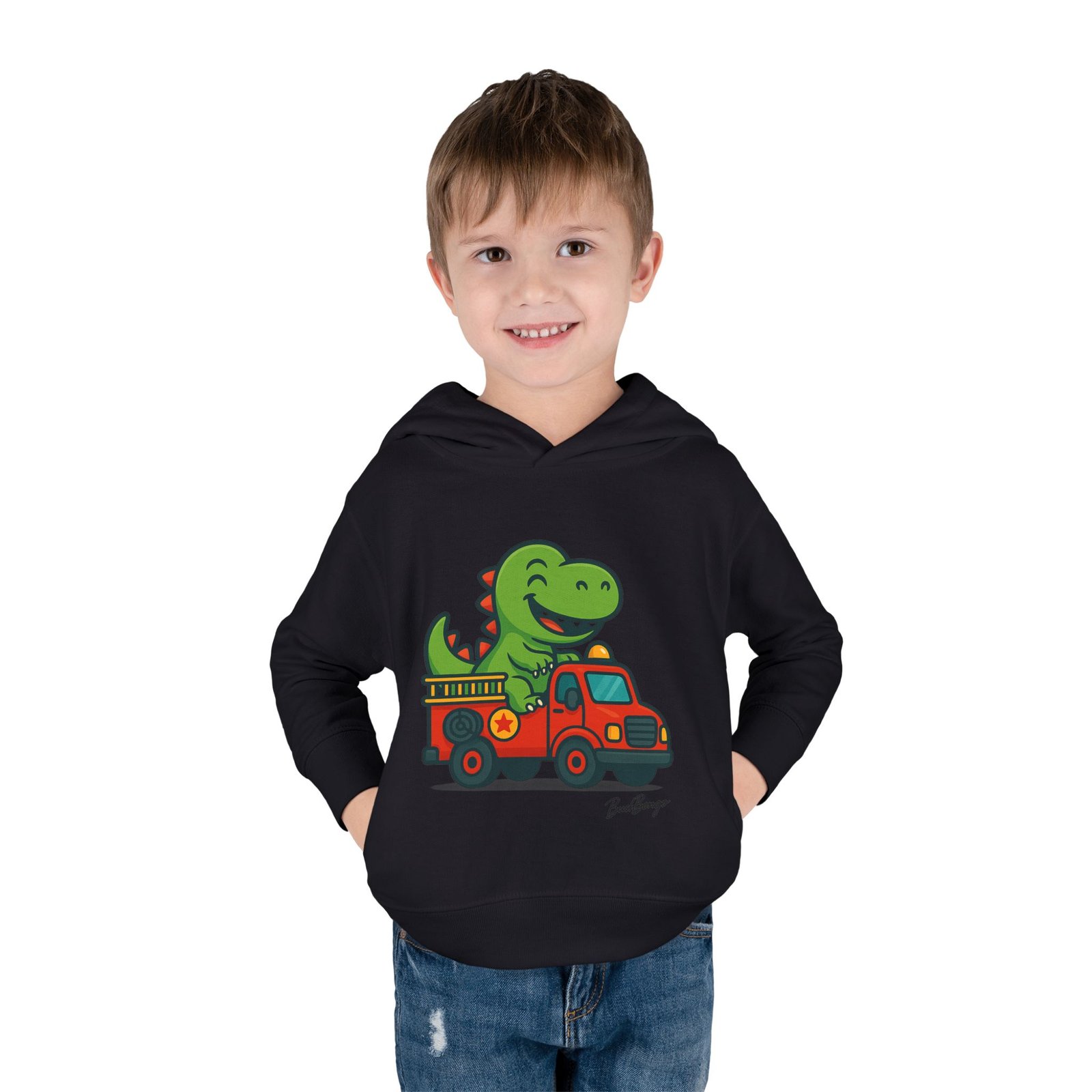 Dinosaur Toddler Fleece Pullover Hoodie - Image 31