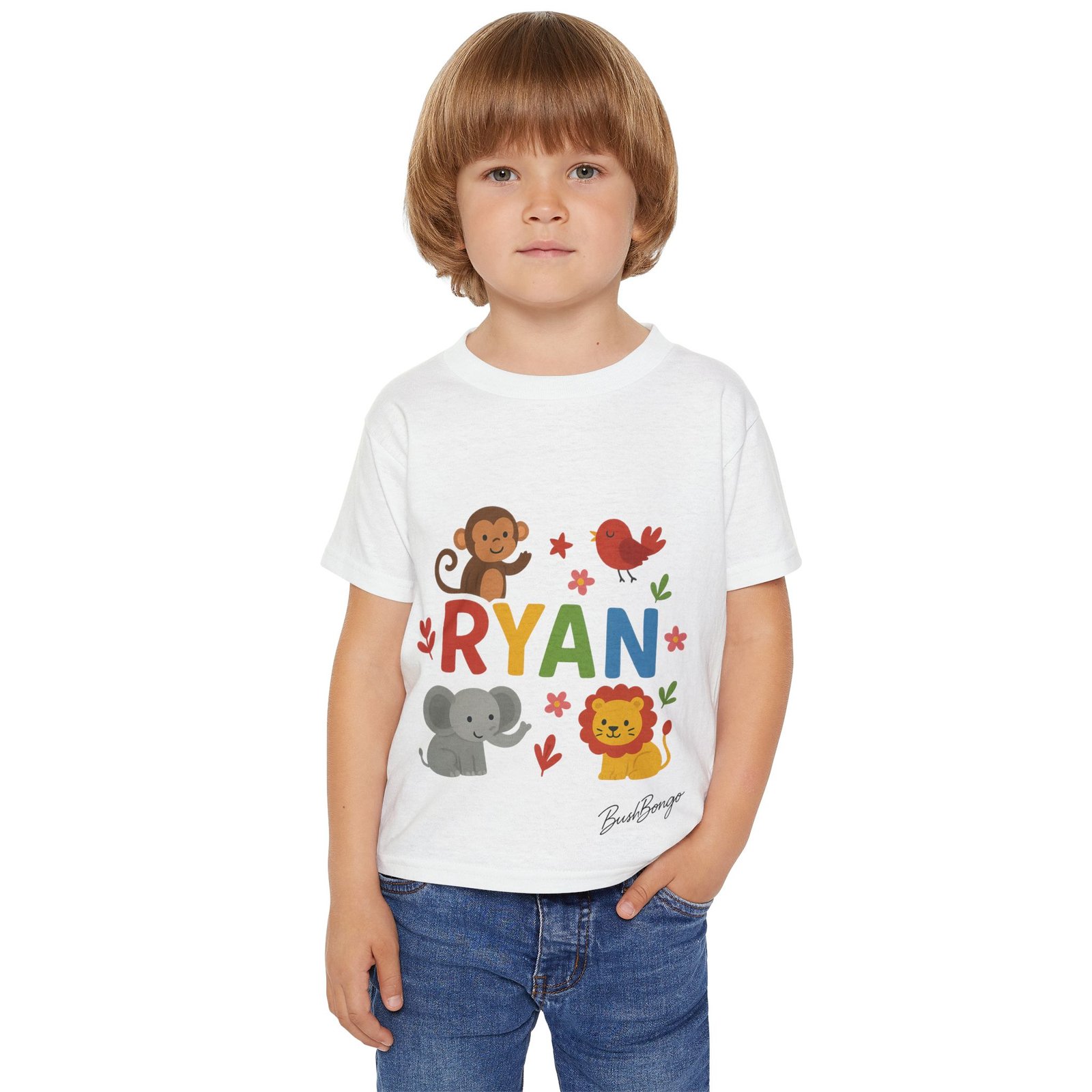 Jungle Characters Custom Toddler Tee - Image 3