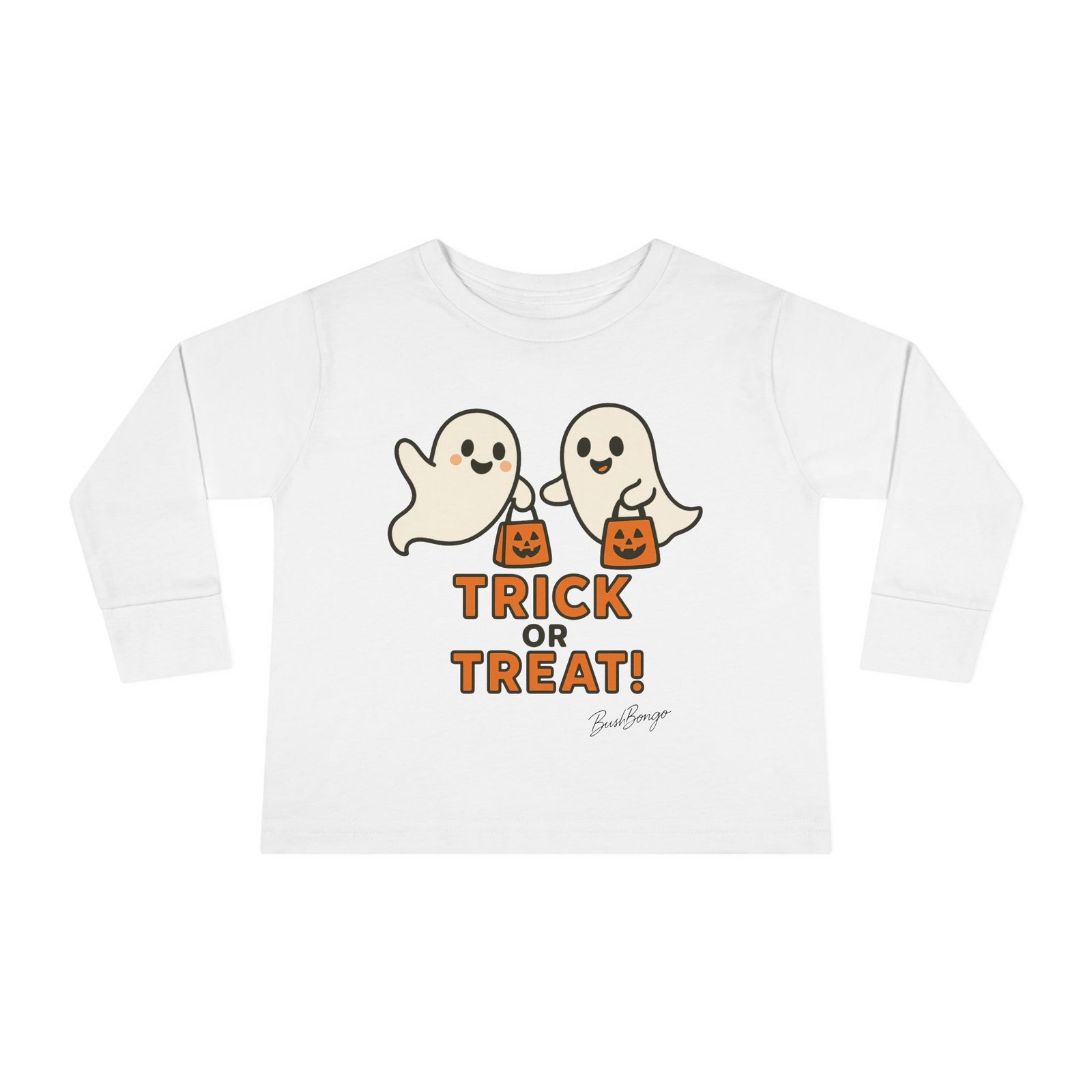 Ghost Halloween Toddler Tee - Image 1
