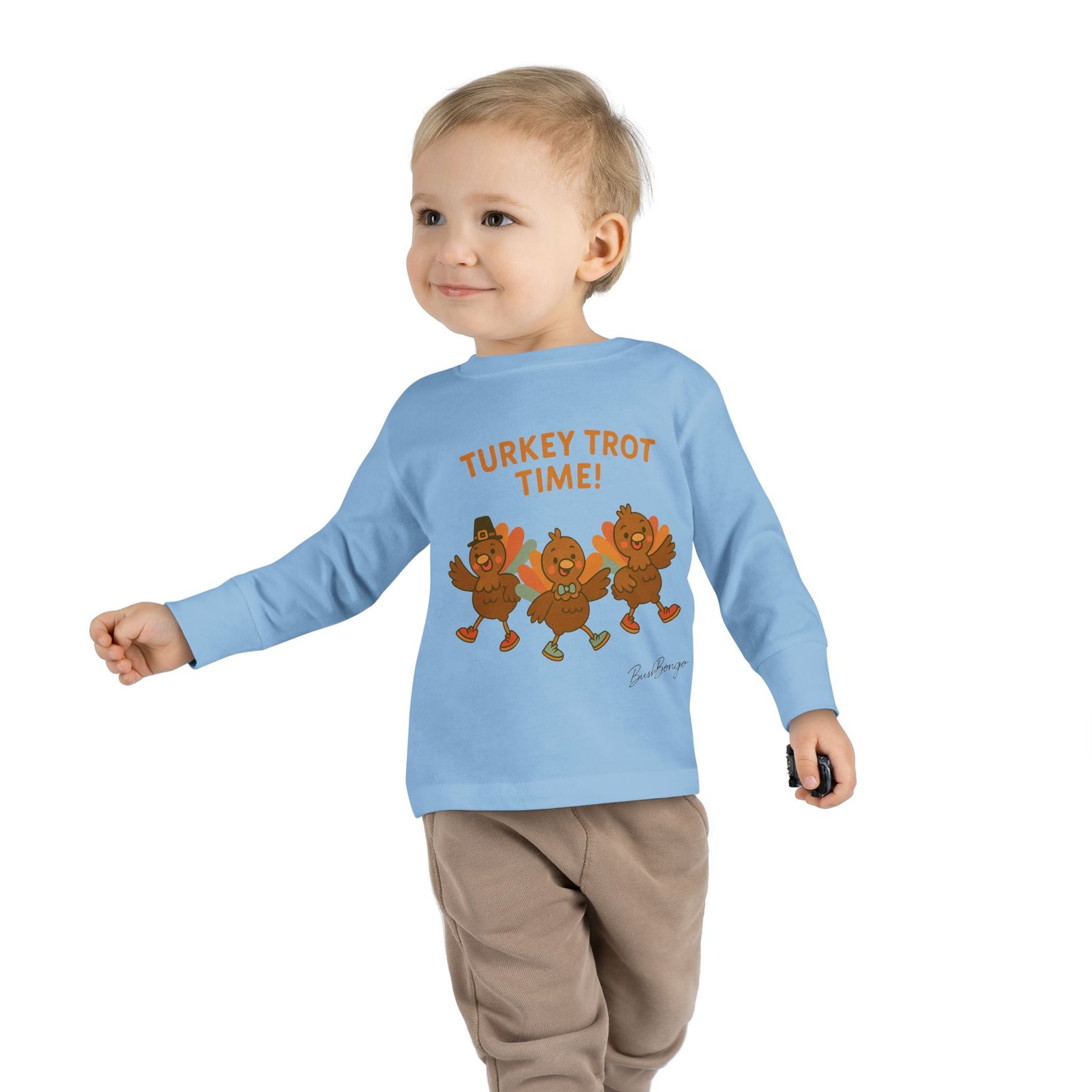 Thanksgiving Turkey Dance Toddler Tee - Image 11