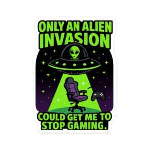 Alien Invasion Fun Decals for Gamers