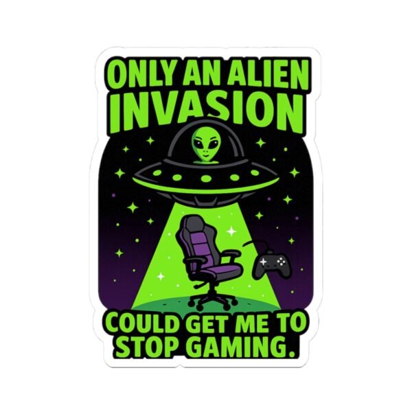 Alien Invasion Fun Decals for Gamers
