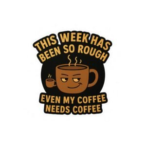 Humorous Coffee Theme Vinyl Decals - Image 13