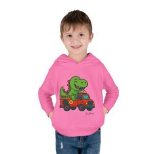 Dinosaur Toddler Fleece Pullover Hoodie - Image 43