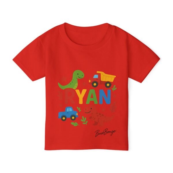 Custom funny Dino Truck Toddler Tee