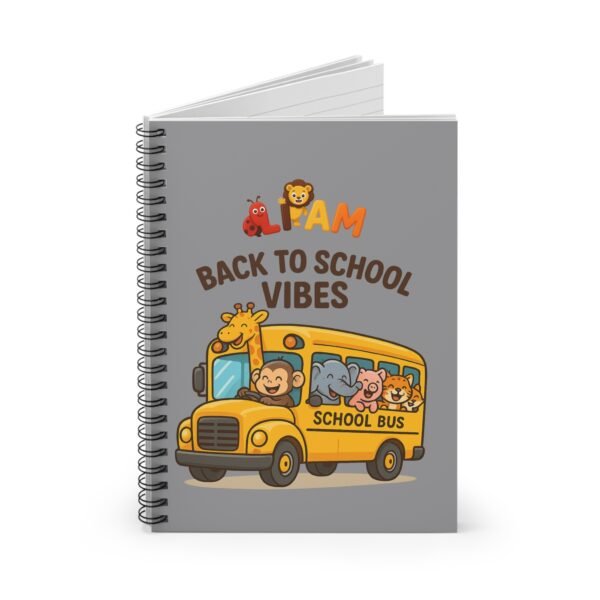 Back to School Fun Spiral Notebook for Kids