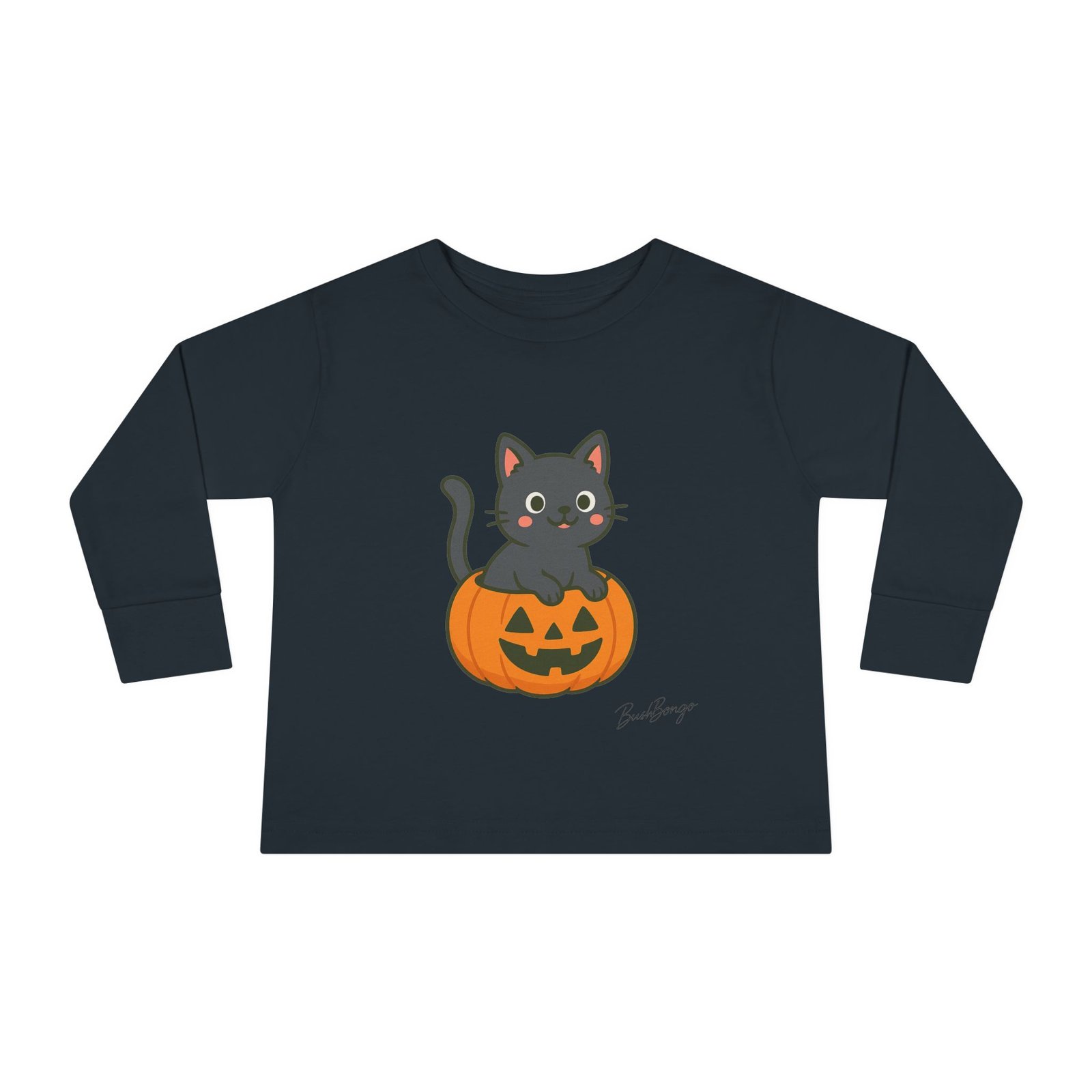 Halloween Spooky Kitten in Pumpkin Toddler Tee - Image 17