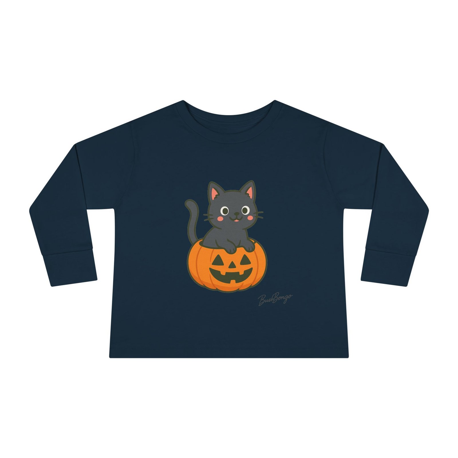 Halloween Spooky Kitten in Pumpkin Toddler Tee - Image 21