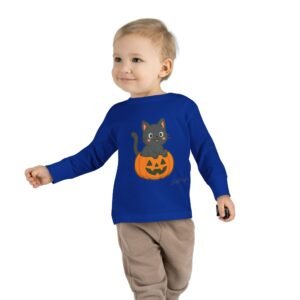 Halloween Spooky Kitten in Pumpkin Toddler Tee - Image 15