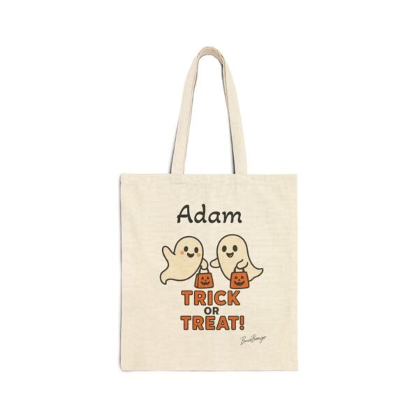 Halloween Ghosts Trick & Treat Cotton Canvas Bag