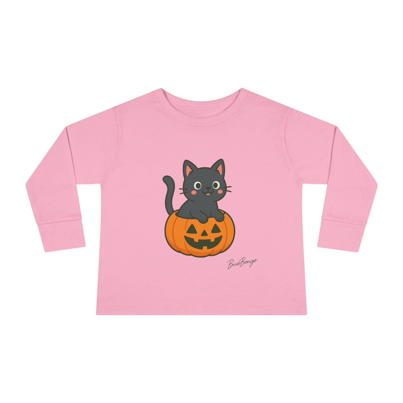 Halloween Spooky Kitten in Pumpkin Toddler Tee - Image 25