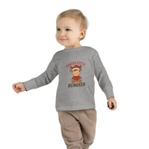 Santa's Little Reindeer Toddler Tee - Image 7