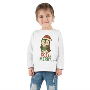 Cozy Christmas Cute Toddler Tee - Image 4