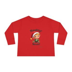Naughty? Never! Elf Toddler Tee - Image 17