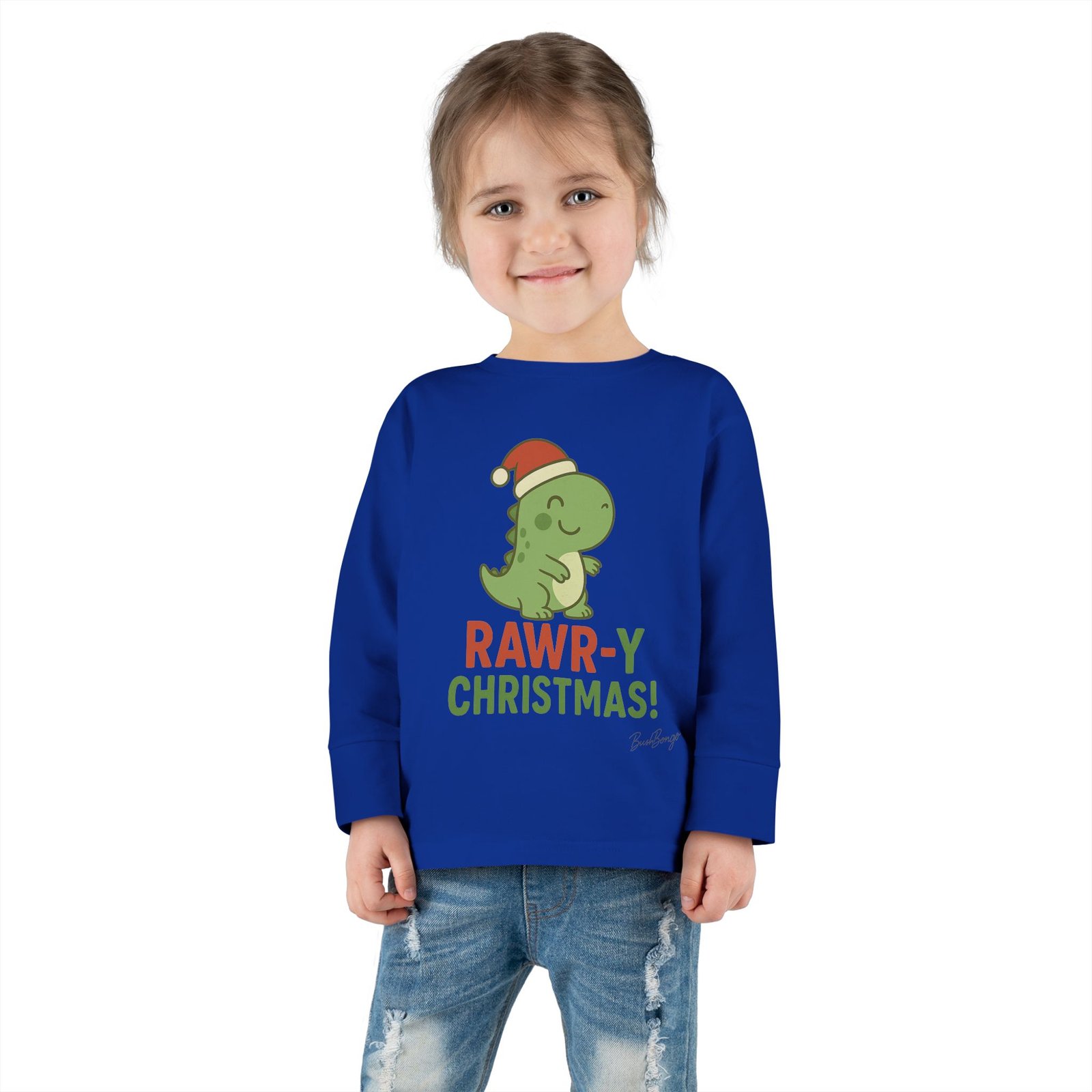 Rawry Christmas Dino Toddler Tee - Image 16