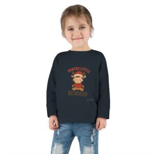 Santa's Little Reindeer Toddler Tee - Image 20