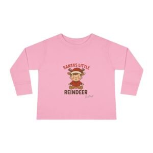 Santa's Little Reindeer Toddler Tee - Image 25