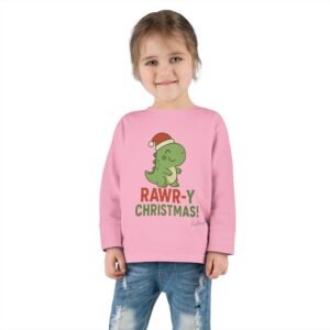 Rawry Christmas Dino Toddler Tee - Image 28