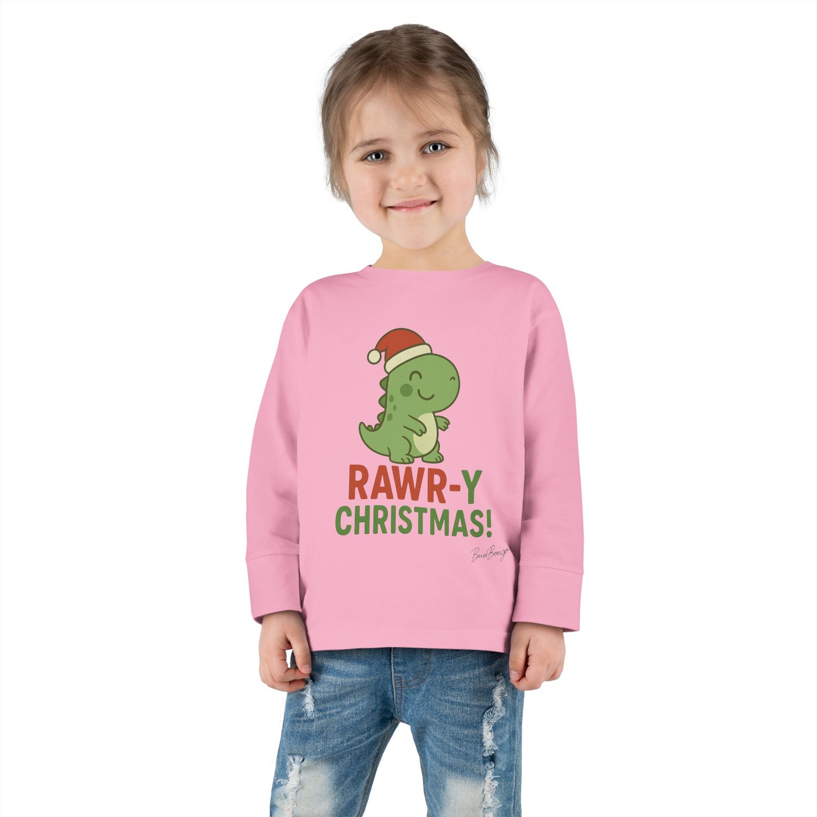 Rawry Christmas Dino Toddler Tee - Image 28