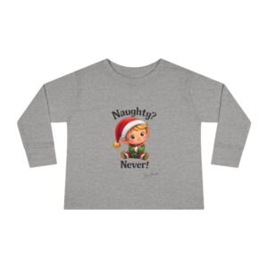 Naughty? Never! Elf Toddler Tee - Image 5