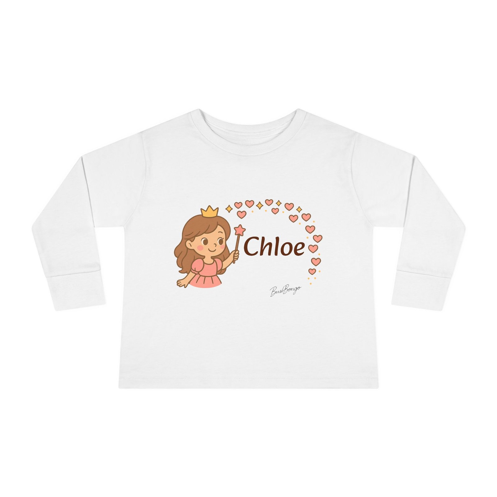 Personalized Princess Name Toddler Tee - Image 1