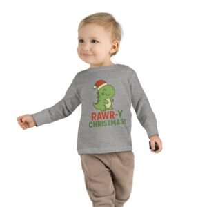 Rawry Christmas Dino Toddler Tee - Image 7