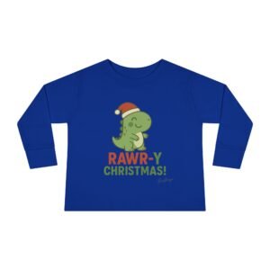 Rawry Christmas Dino Toddler Tee - Image 13