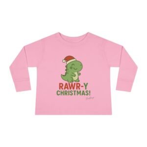 Rawry Christmas Dino Toddler Tee - Image 25